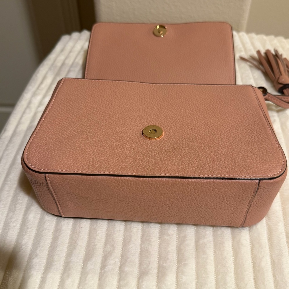 Tory Burch Thea flap crossybody bag in Pink Moon - Picture 4 of 11